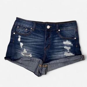 Jean ripped shorts